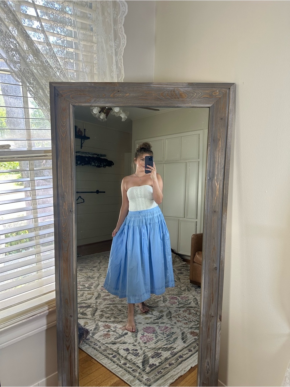 Free people midi skirt
